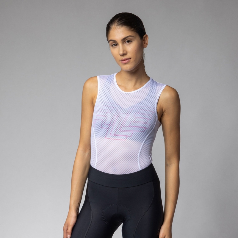 Maglia Intima Smanicata Follow Me Donna Bianco Taglia XS