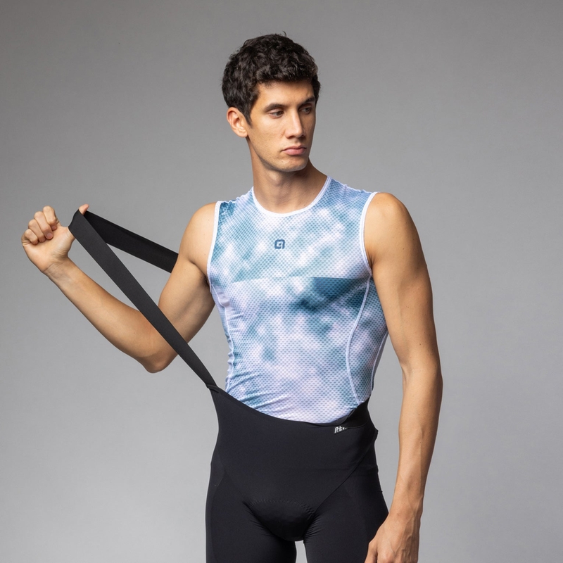Maglia Intima Smanicata Atmosfera Verde/Blu Taglia XS/S