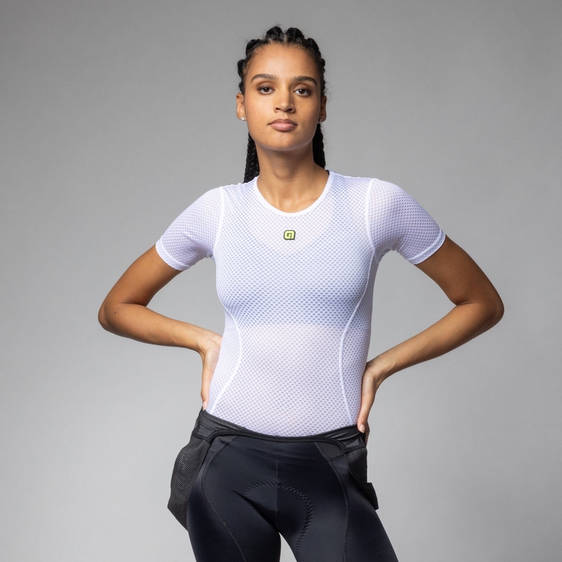 Maglia Intima A Maniche Corte Velo Active Donna Bianco Taglia XS