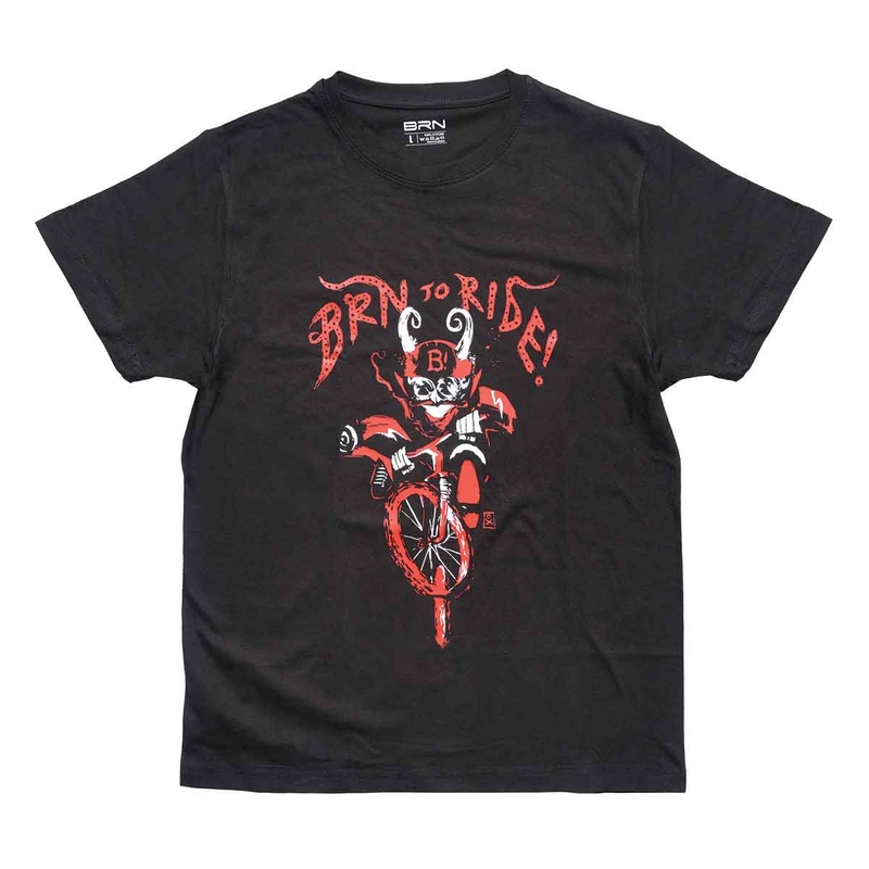 Camiseta Niño Brn To Ride Devil Negra Talla S