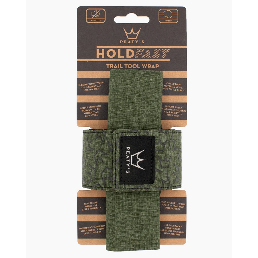 Bolsa de herramientas HoldFast Trail Tool Wrap verde