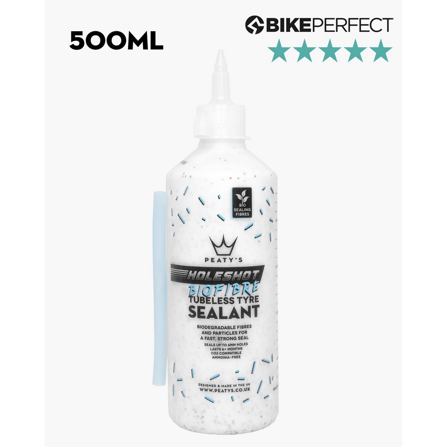Tubeless-Reifendichtmittel Holeshot BioFibre 500 ml
