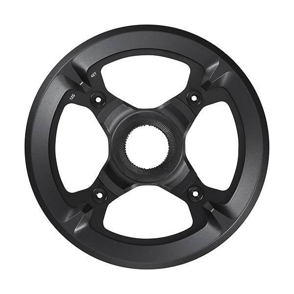 Plato SM-CRE70-12 1x12v 42T 104mm BCD Con Doble Protector De Cadena Negro