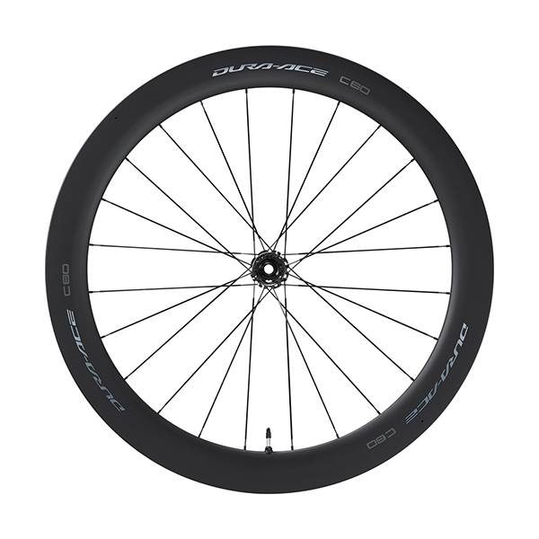 Rueda delantera Dura-Ace C60 28'' WH-R9270-C60-HR-TU-F Tubular PP12x100mm Freno de disco Center Lock