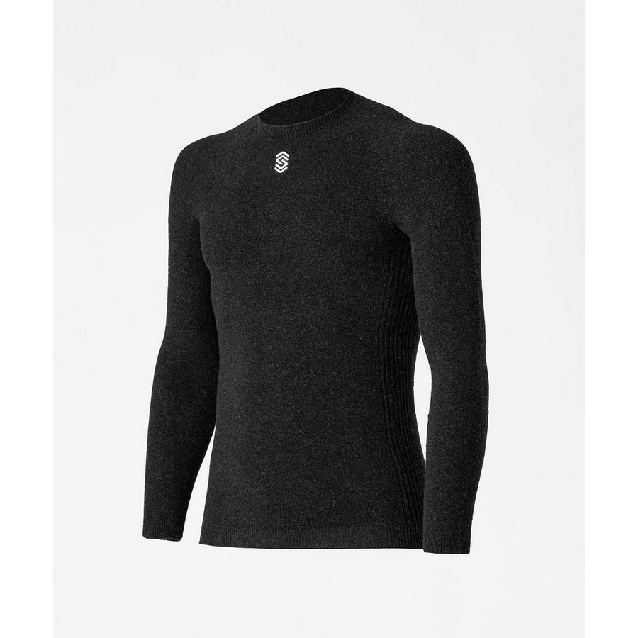 Camiseta Térmica Stay X-Warm Manga Larga Cuello Redondo Negro Talla XS/S