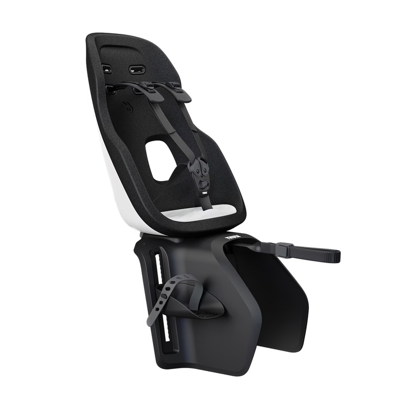 Selle de vélo Yepp Nexxt 2 Maxi avec fixation au porte-bagages blanc neige