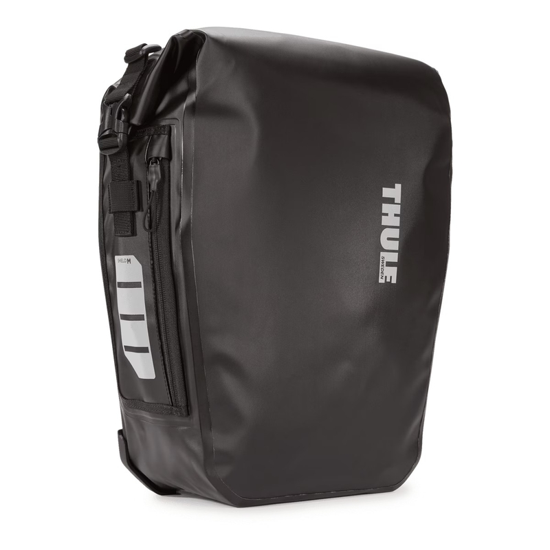 Bolsa para bicicleta Shield Pannier Medium 17L Negro