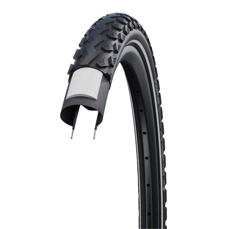 Land Cruiser Plus Reifen 28 x 1,75 Active Line speziell für E-Bike E-25 schwarz