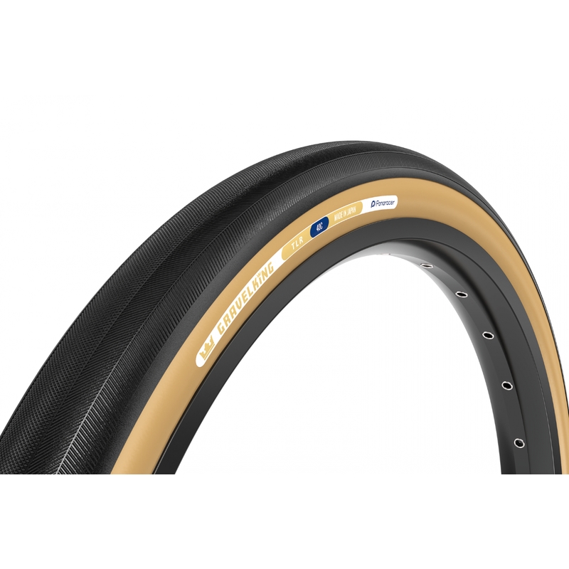 Gravelking 700x28 Tube Type 120tpi Black/Tan