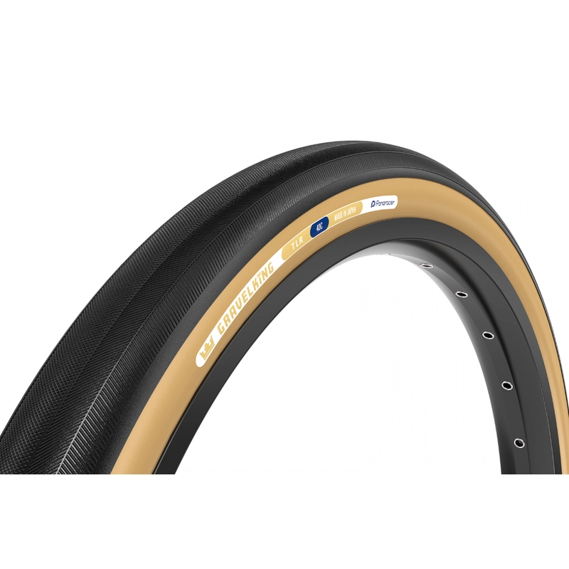 Gravelking 700x28 Tube Type 120tpi Black/Tan - image