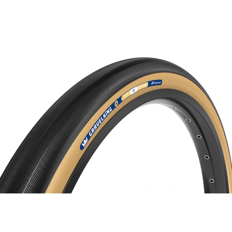 Gravelking+ Tire 700x45 TLR 120tpi Black/Tan - image