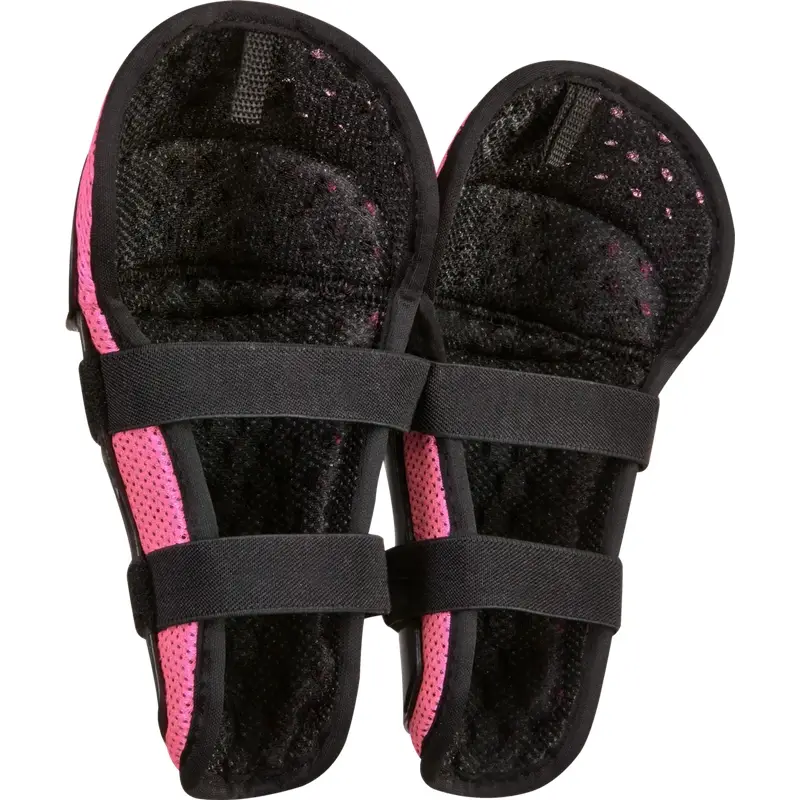 Ginocchiere E Parastinchi Bambino Peewee Titan Nere/Rosa Taglia Unica #1
