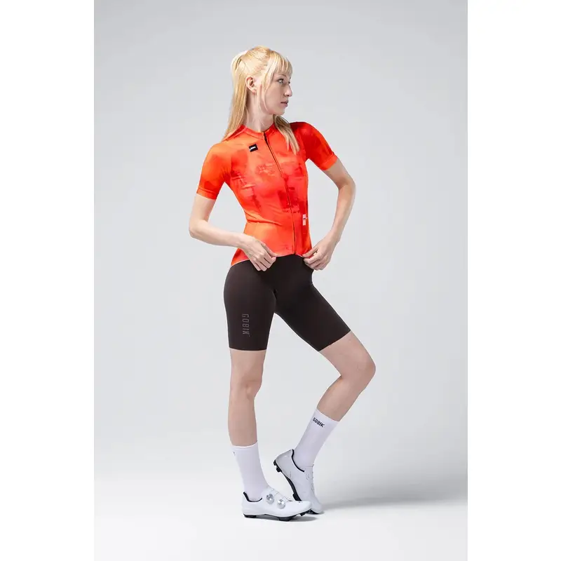 Gerbera Damen Kurzarm Straßenjersey Größe M - image