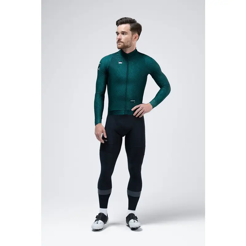 Hyder Grün Langarm Straßen Trikot Größe XXS - image
