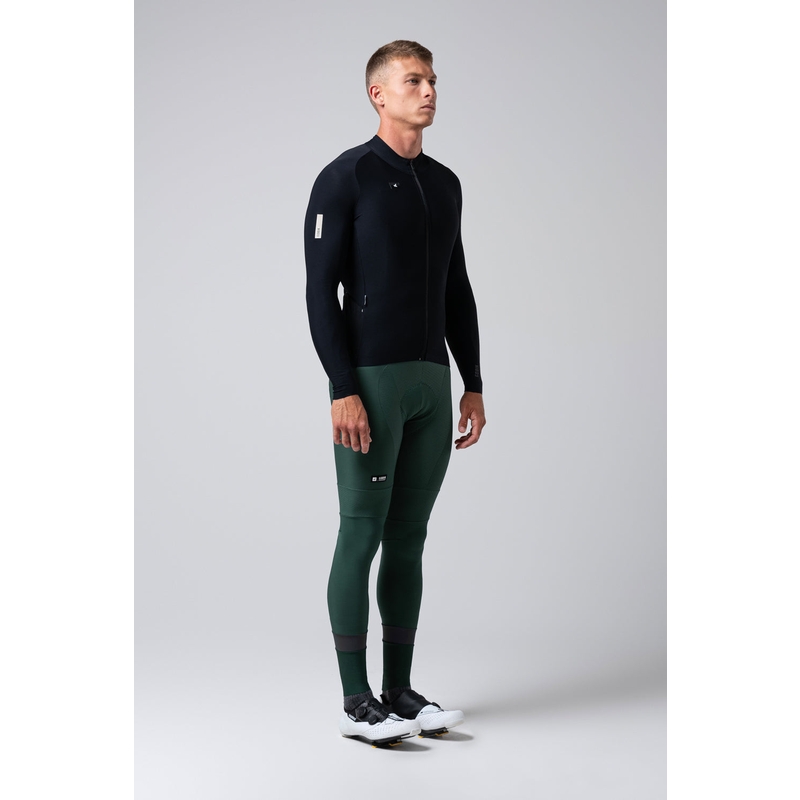 Langarm Straßen Trikot Pacer Solid 2.0 Schwarz Größe XXS