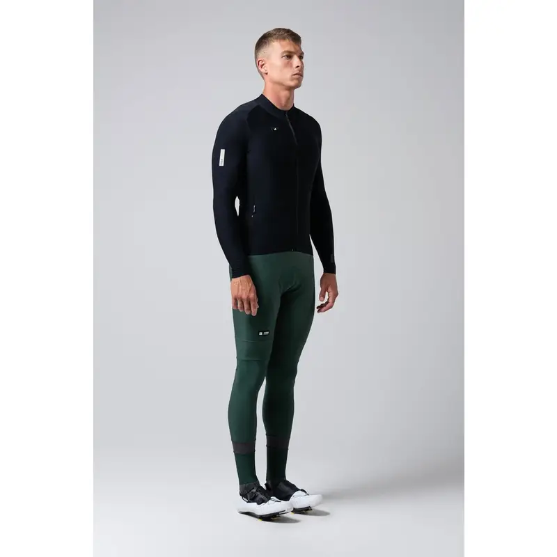 Langarm Straßen Trikot Pacer Solid 2.0 Schwarz Größe XXS - image