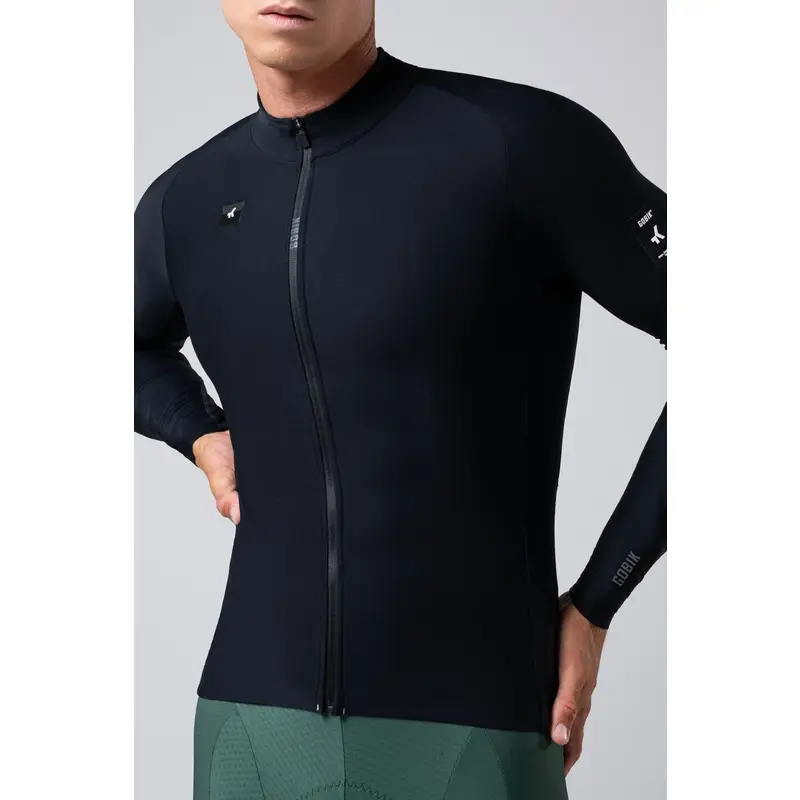 Langarm Straßen Trikot Pacer Solid 2.0 Schwarz Größe XXS #2