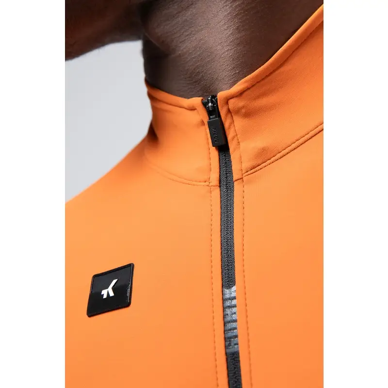 Langarm Radtrikot Pacer Solid 2.0 Orange Größe XXS #2
