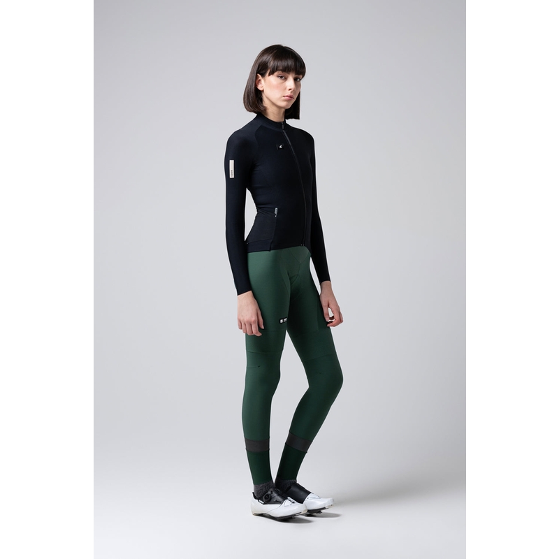 Langarm Pacer Solid 2.0 Radtrikot Damen Schwarz Größe XXS