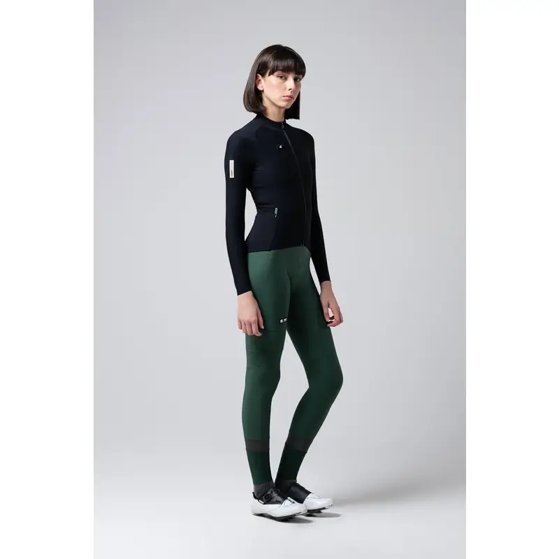 Langarm Pacer Solid 2.0 Radtrikot Damen Schwarz Größe XXS - image