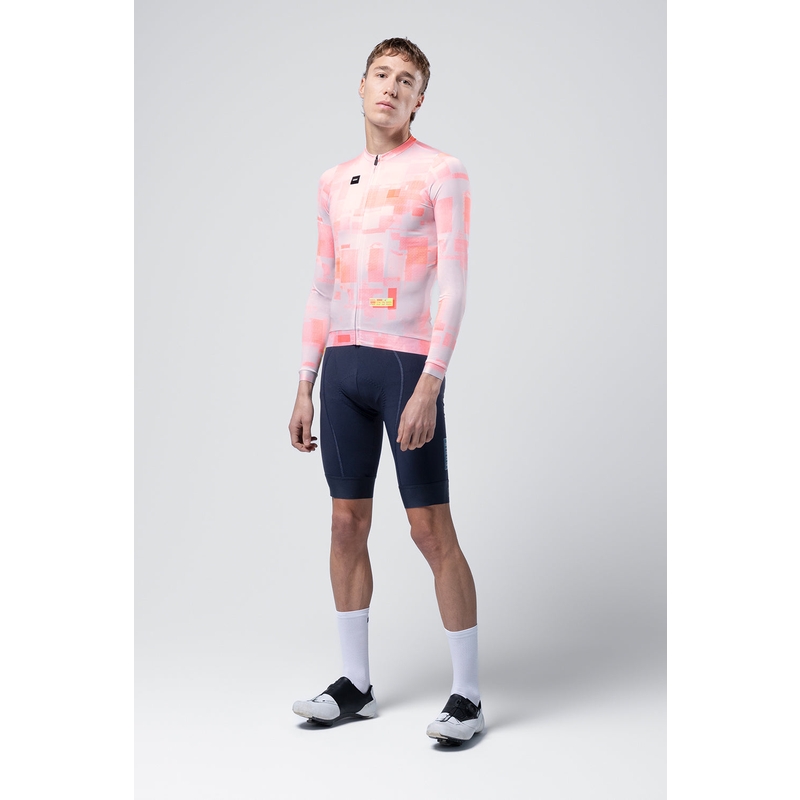 Vanquish Rosa Langarm Straßen Trikot Größe XXS