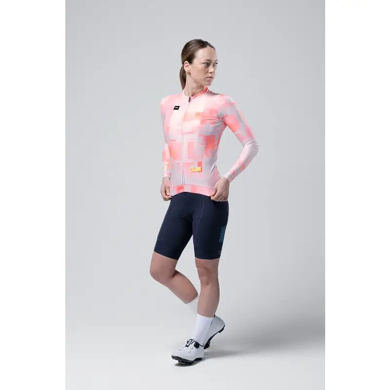 Vanquish Rosa Langarm Straßen Trikot Größe XXS #1