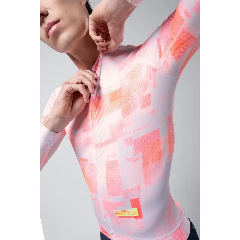 Vanquish Rosa Langarm Straßen Trikot Größe XXS #2