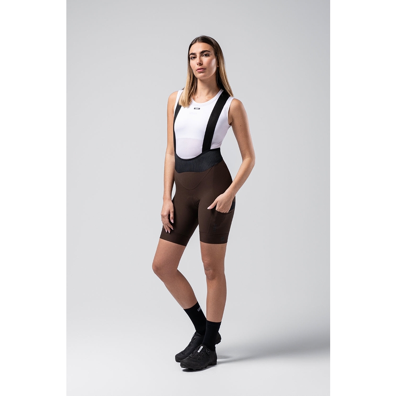 Grit 2.0 Damen-Trägerhose Braun Größe XXS