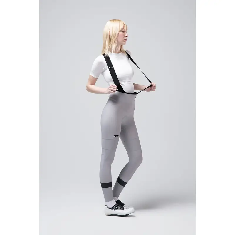 Absolute 7.0 Winter-Bibshorts Damen Grau Größe XXS - image