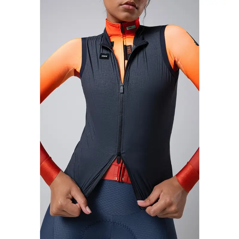 Vector 2.0 Winddichte Weste Damen Blau Größe XXS #1