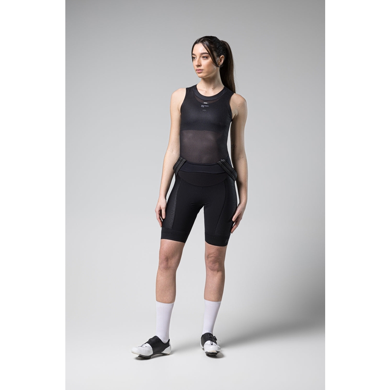 Maglia Intima Second Skin Donna Nero Taglia XXS