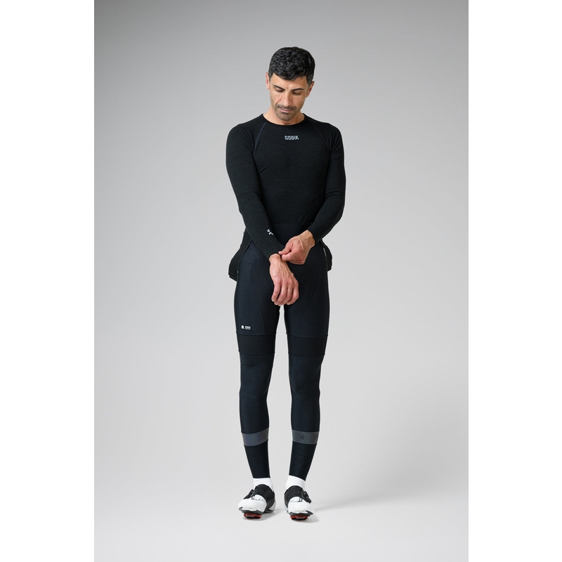 Winter Merino Thermoshirt Schwarz Größe XS/S