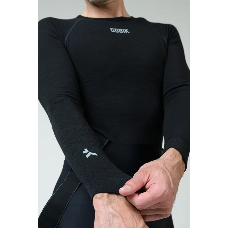 Winter Merino Thermoshirt Schwarz Größe XS/S #1