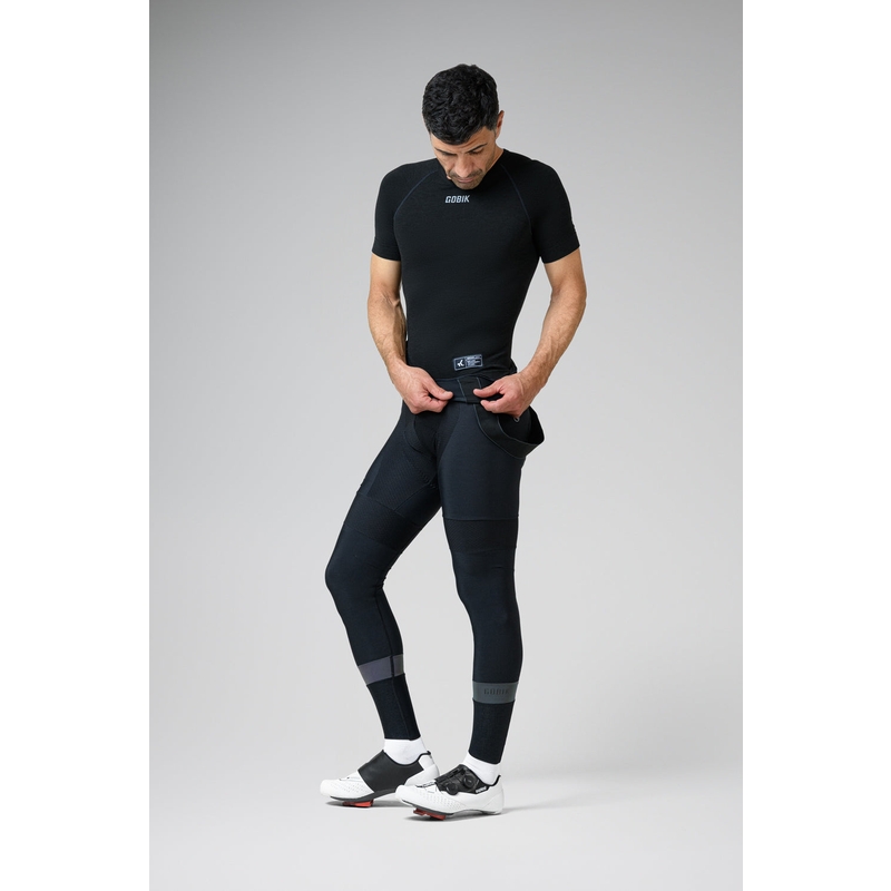Kurzarm Thermoshirt Winter Merino Schwarz Größe XS/S