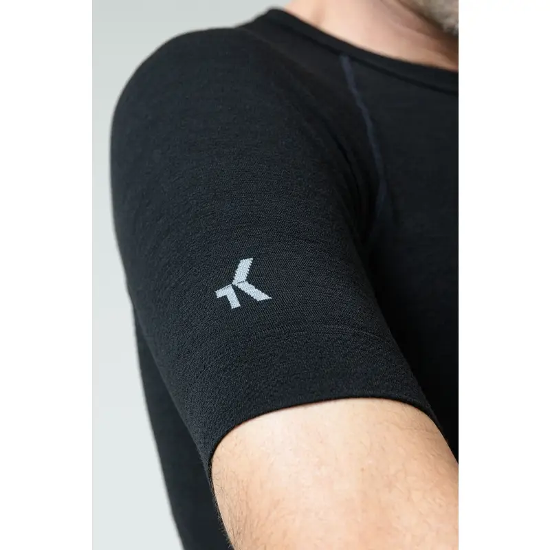Kurzarm Thermoshirt Winter Merino Schwarz Größe XS/S #2