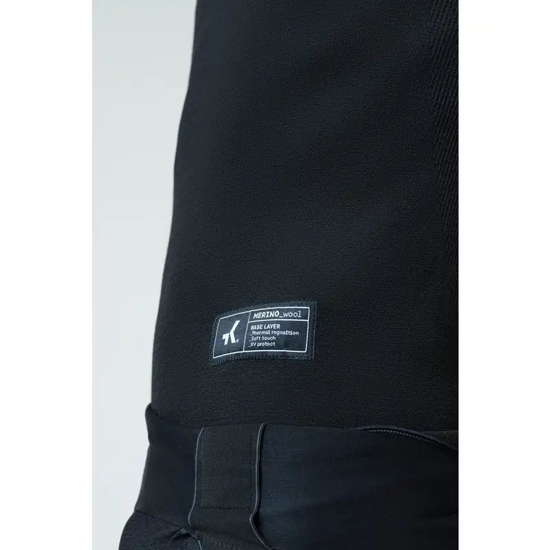 Kurzarm Thermoshirt Winter Merino Schwarz Größe XS/S #3