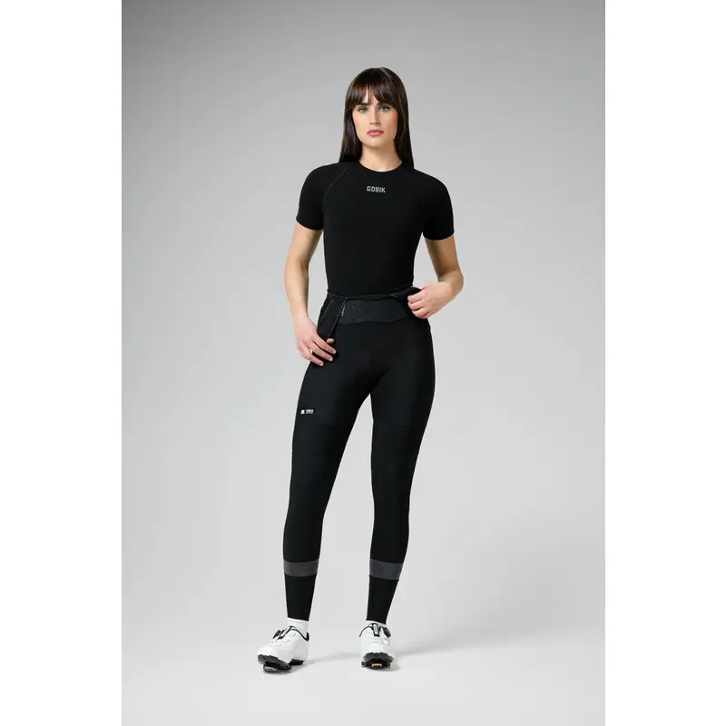 Kurzarm Thermoshirt Winter Merino Damen Schwarz Größe XS/S - image