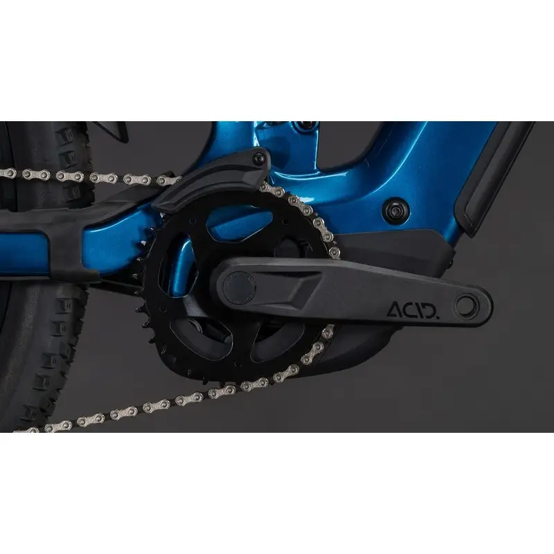 Stereo Hybrid One22 Race 29 '' 12V 120 mm 800wh Bosch para línea CX Electricblue'n’white 2026 Tamaño #4
