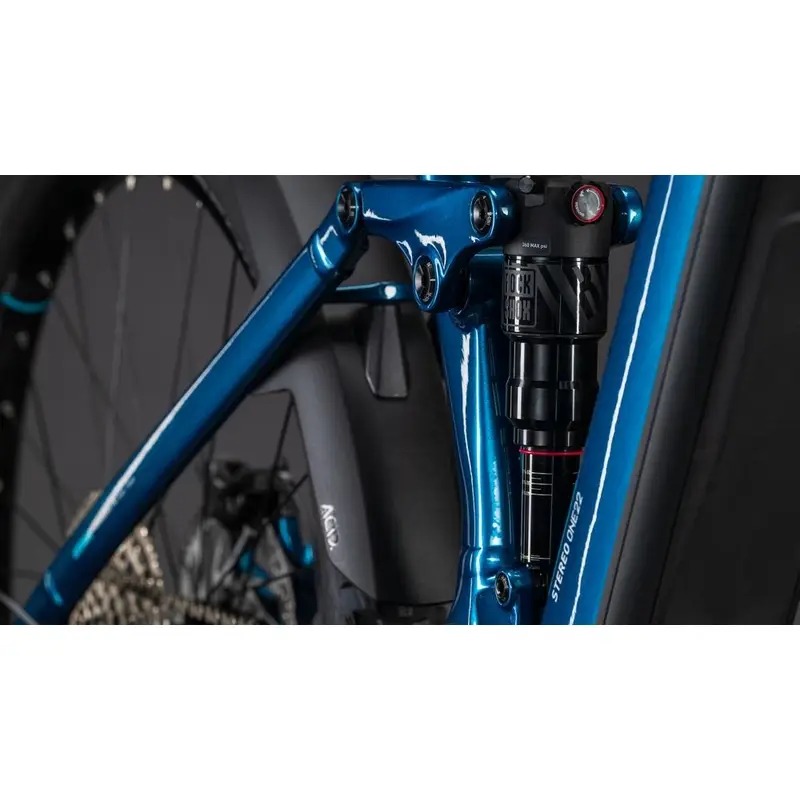Stereo Hybrid One22 Race 29 '' 12V 120 mm 800wh Bosch para línea CX Electricblue'n’white 2026 Tamaño #7