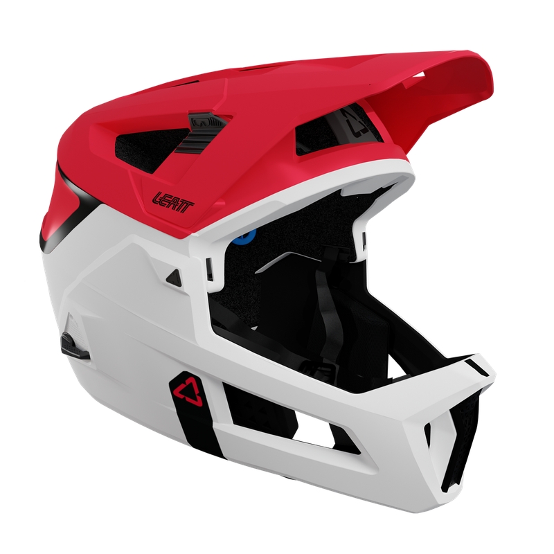 Casco Integrale Enduro 4.0 Mentoniera Removibile Red/White Taglia S (51-55cm)