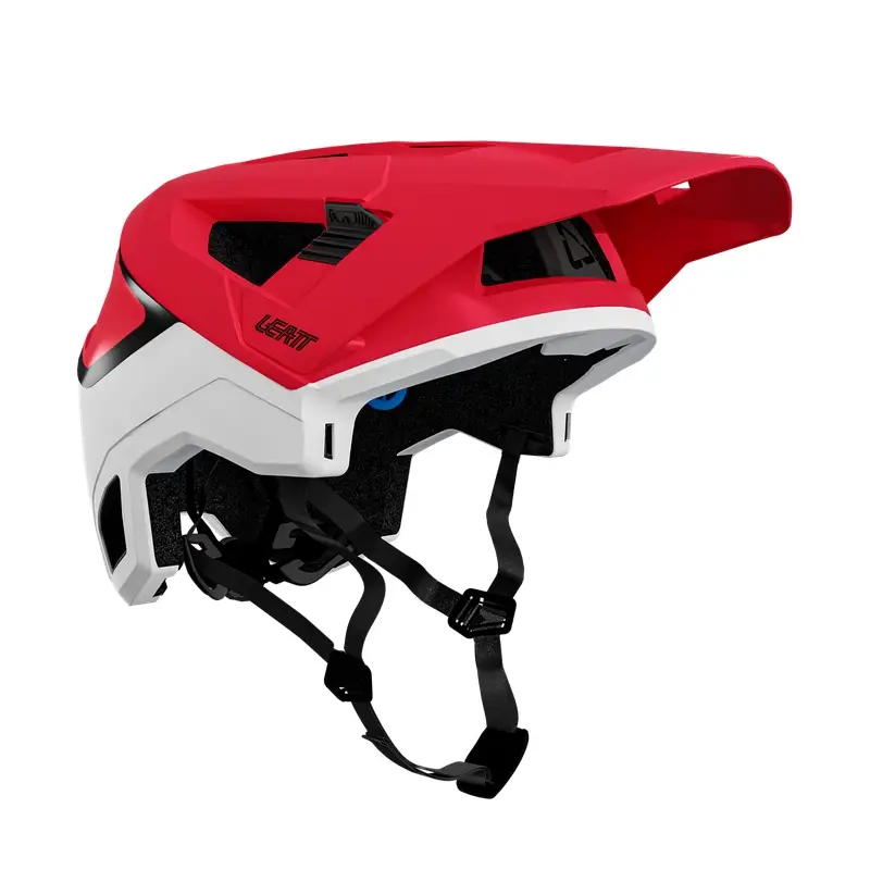 Casco Integrale Enduro 4.0 Mentoniera Removibile Red/White Taglia S (51-55cm) #1