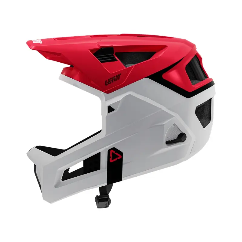 Casco Integrale Enduro 4.0 Mentoniera Removibile Red/White Taglia S (51-55cm) #3