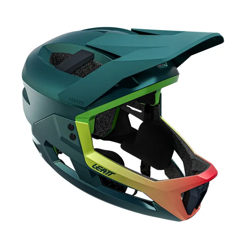 Casco Integrale Enduro 3.0 Mentoniera Removibile Spruce Green Taglia S (51-55cm) - image