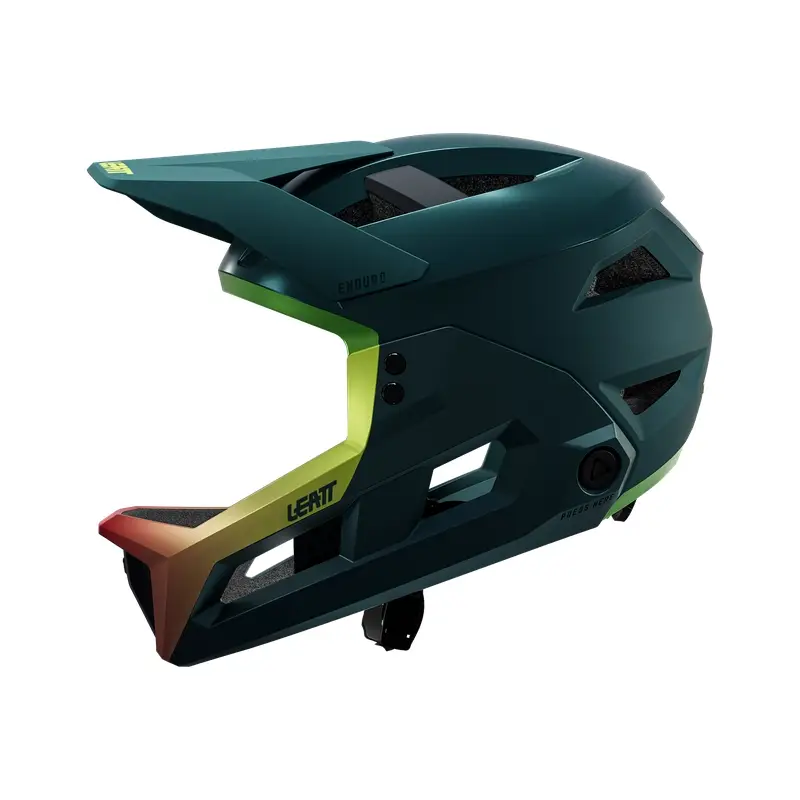 Casco Integral Enduro 3.0 Mentonera Removible Verde Abeto Talla L (59-63cm) #4