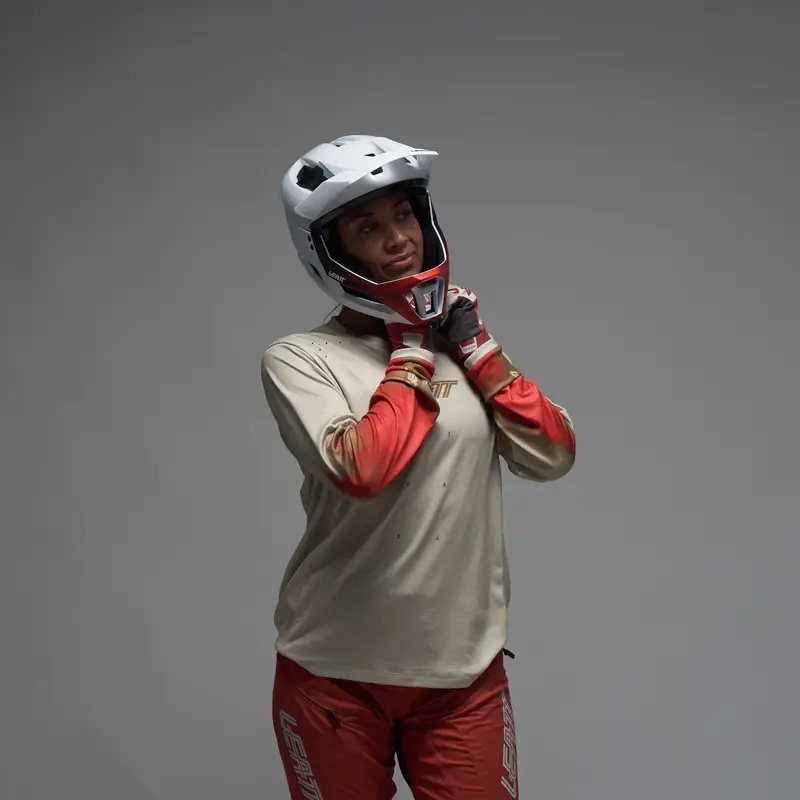 Casco Integrale Enduro 3.0 Mentoniera Removibile Cream White Taglia S (51-55cm) #9