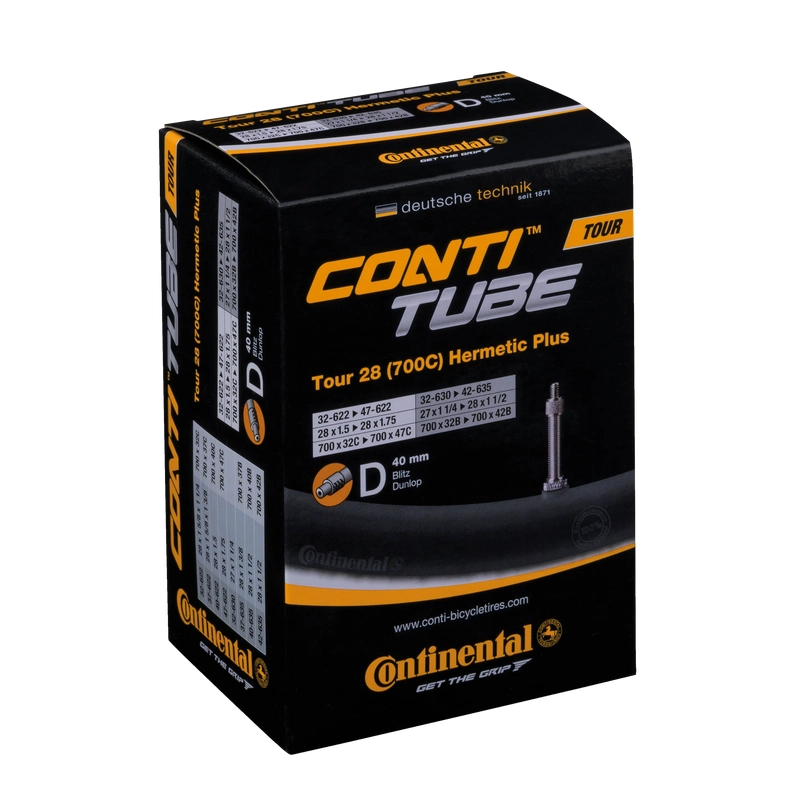 Inner Tube Tour 28 Hermetic Plus 28x1 1/4-1.75'' 32/47-622/635 Dunlop Valve 40mm - image