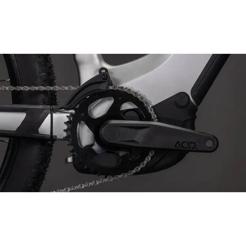 Réaction hybride une entrée facile 27,5 '' 11V 100 mm 800wh Bosch CX Sleekgrey'n’prism 2026 Taille S #4