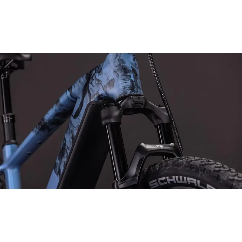 Reação híbrida SLT 27,5 '' 12V 100mm 800Wh Bosch Performance Line CX Hazeblue'n'n'fume 2026 Tamanho #6