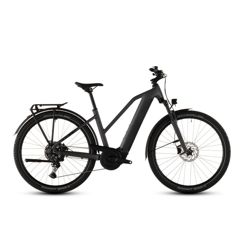Trapézio de desempenho híbrido Nuride 28 '' 10V 100mm 600Wh Bosch Slapgrey'n'black 2026 Tamanho XS