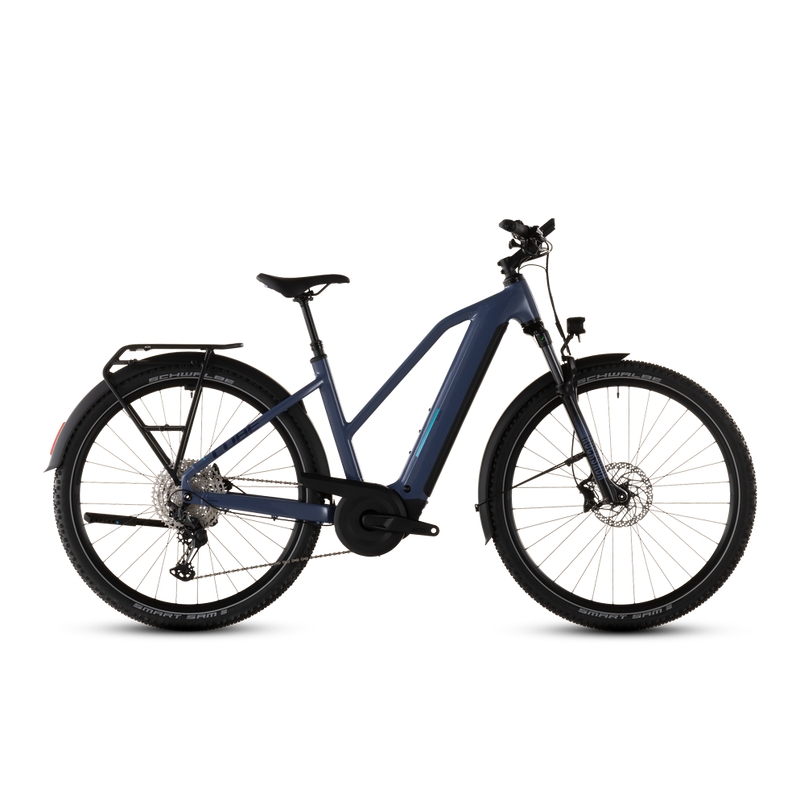 Nuride hybrid exc trapeze 28 '' 12v 100 mm 800wh bosch incluso línea cx jeansblue'n’Blue 2026 tamaño
